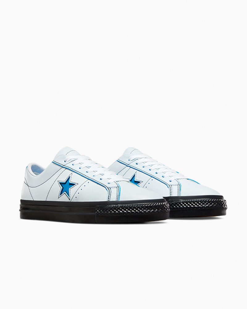 Converse Eddie Cernicky One Star Pro Białe Czarne Niebieskie | 897532-HYI