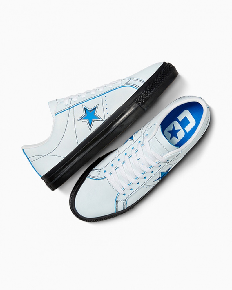 Converse Eddie Cernicky One Star Pro Białe Czarne Niebieskie | 897532-HYI