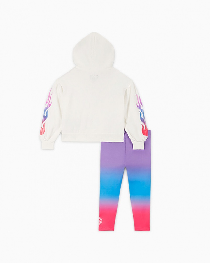 Converse Gradient Hoodie & Leggings Set Bright Violet | 246037-RIZ