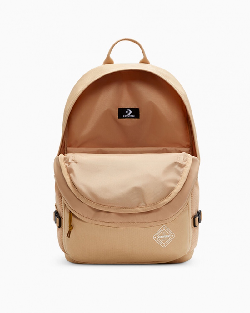 Converse Grafiką Prosty Edge Backpack Epic Dune | 412573-WYV