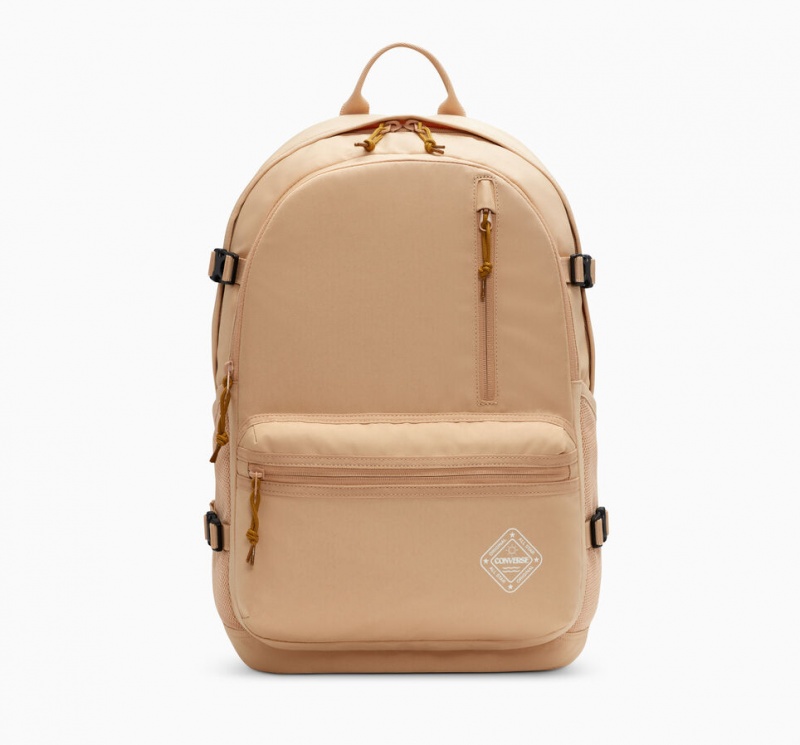 Converse Grafiką Prosty Edge Backpack Epic Dune | 412573-WYV