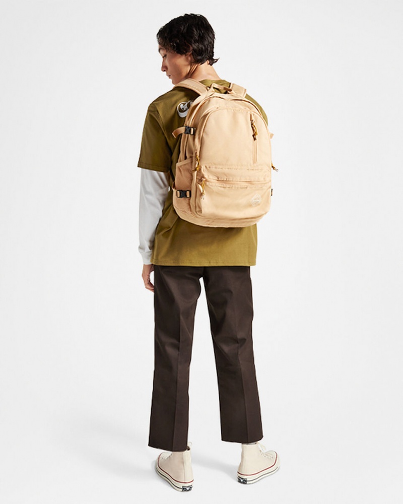 Converse Grafiką Prosty Edge Backpack Epic Dune | 685710-NUS