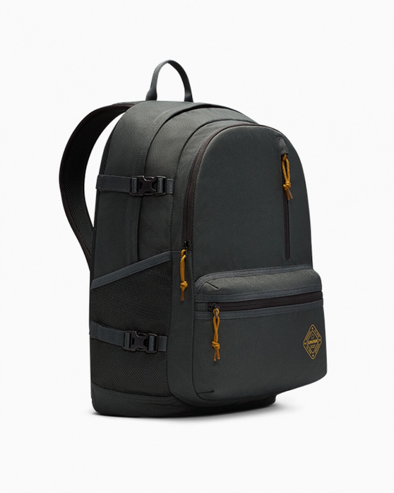 Converse Grafiką Prosty Edge Backpack Zielone | 069734-IMC