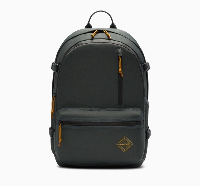 Converse Grafiką Prosty Edge Backpack Zielone | 069734-IMC