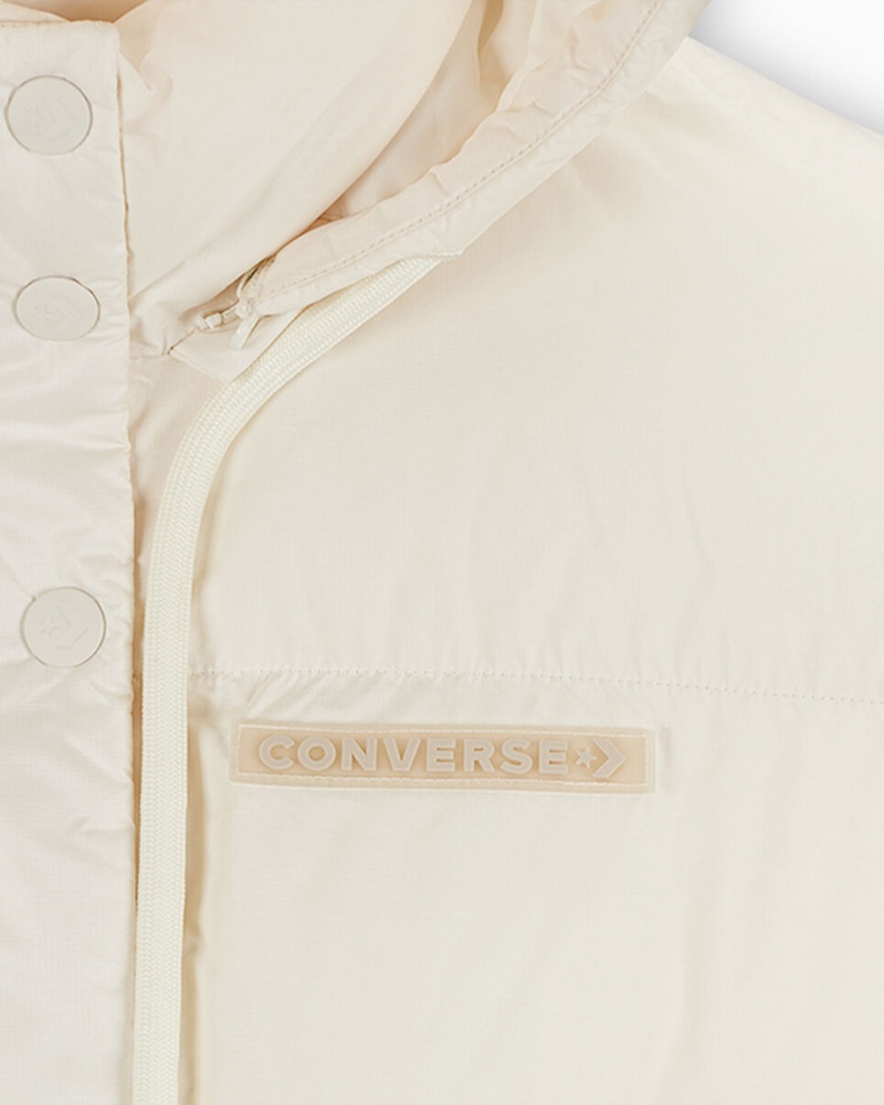 Converse Oversized Super Puffer Jacket Egret | 529801-YNX