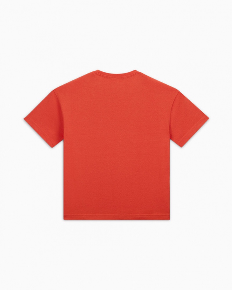 Converse Relaxed Chest Pocket T-Shirt Nomadic Rust | 567134-NED