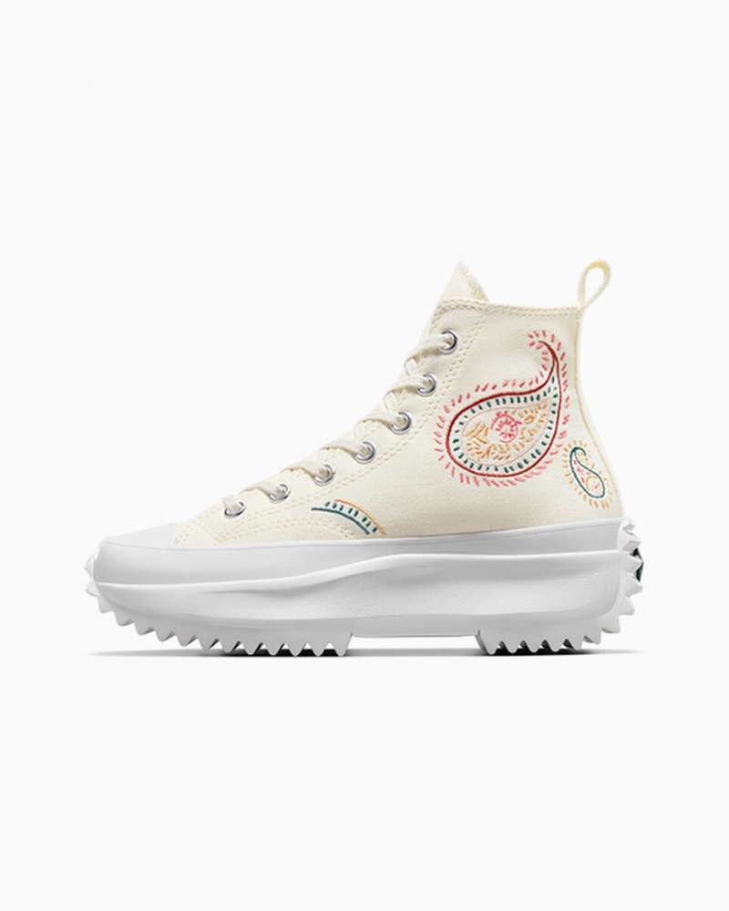 Converse Run Star Hike Platformie Crafted Czerwone Białe | 461529-NHQ