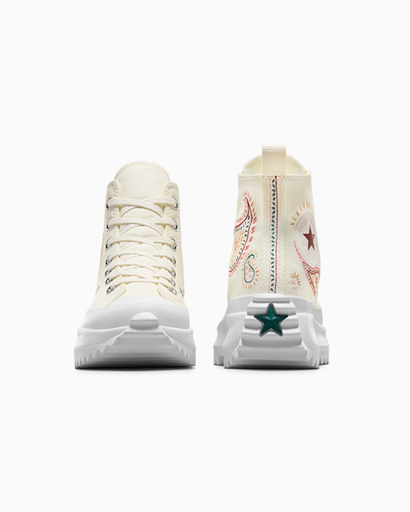 Converse Run Star Hike Platformie Crafted Czerwone Białe | 461529-NHQ