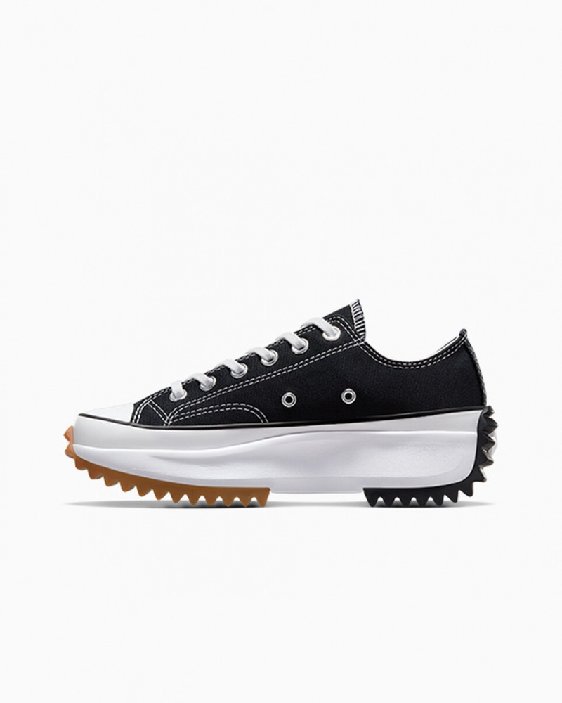 Converse Run Star Hike Platformie Czarne Białe | 593782-CXF