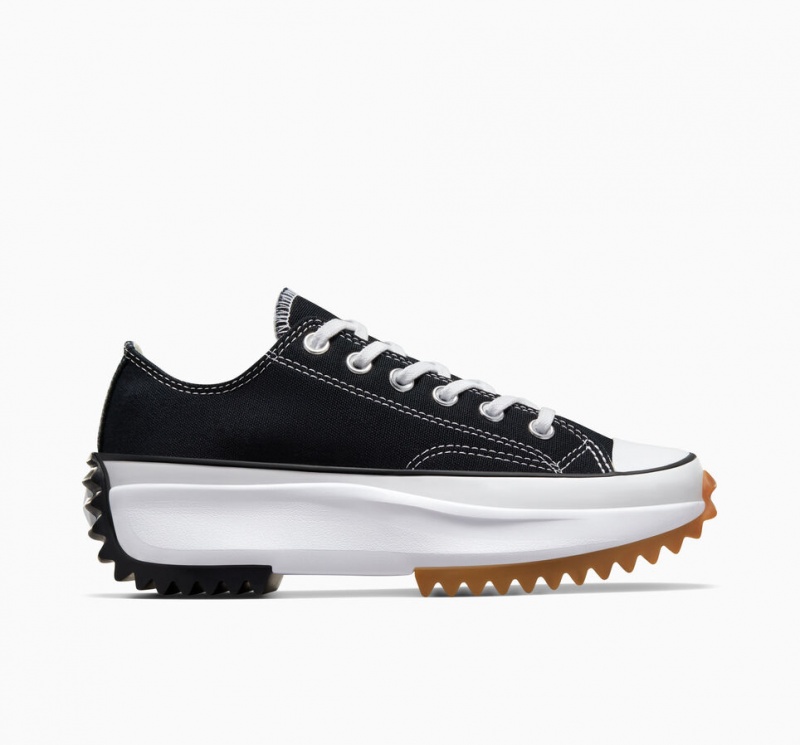 Converse Run Star Hike Platformie Czarne Białe | 593782-CXF