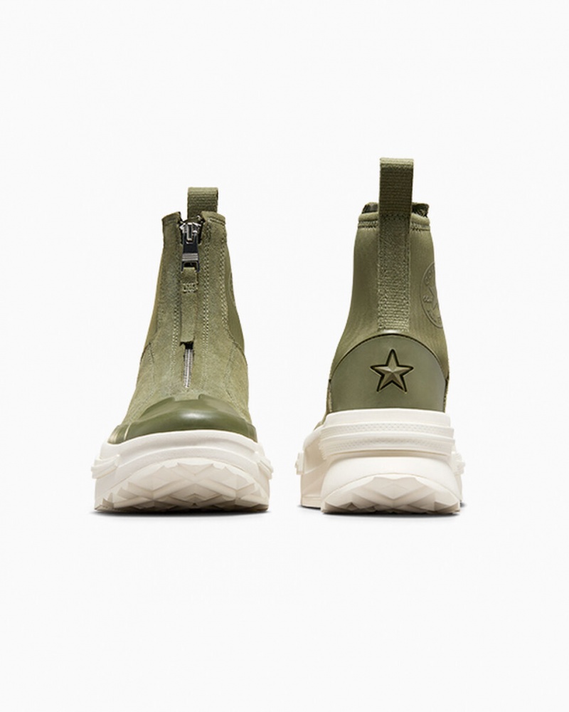 Converse Run Star Legacy Chelsea CX Platformie Zamszowe Utility / Egret / Egret | 961085-FOU