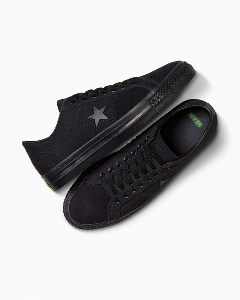 Converse Sean Greene One Star Pro Czarne Czarne Zielone | 715340-DRY