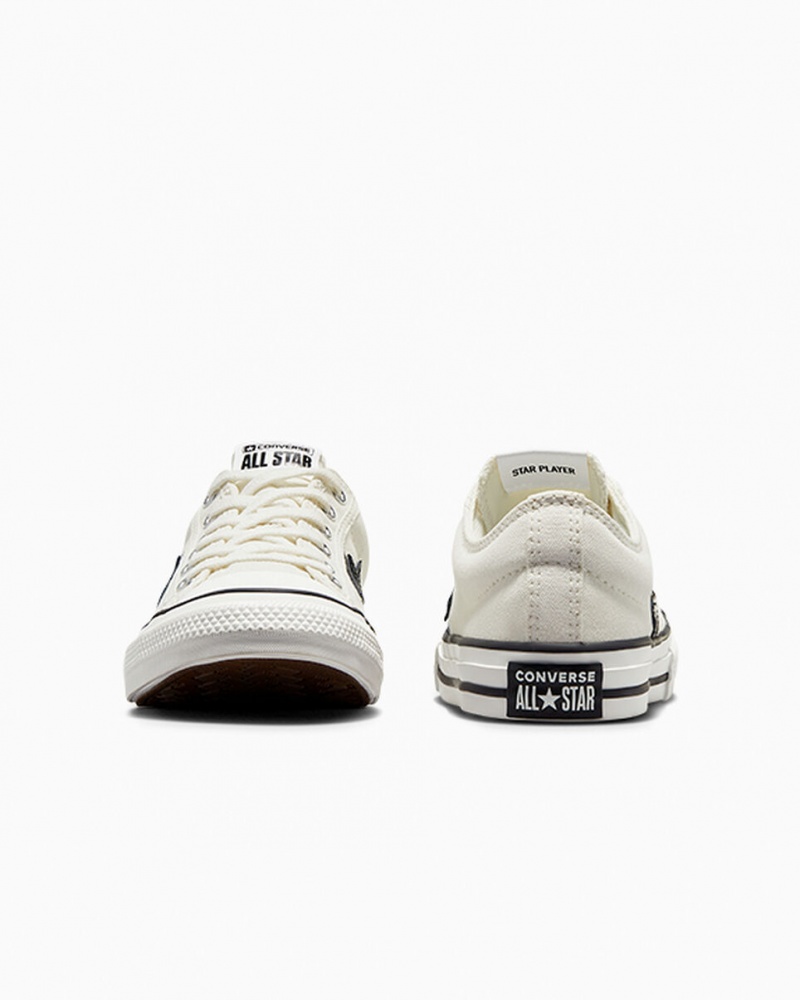 Converse Star Player 76 Białe Czarne | 291573-LFU