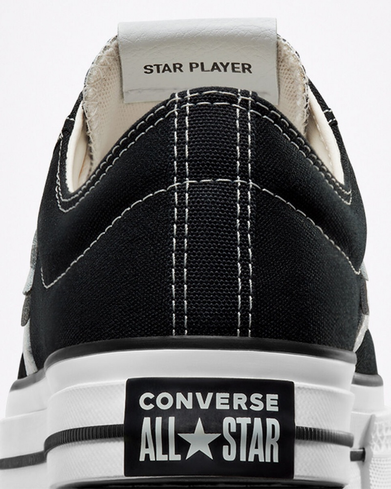 Converse Star Player 76 Czarne Białe Czarne | 690857-TZG